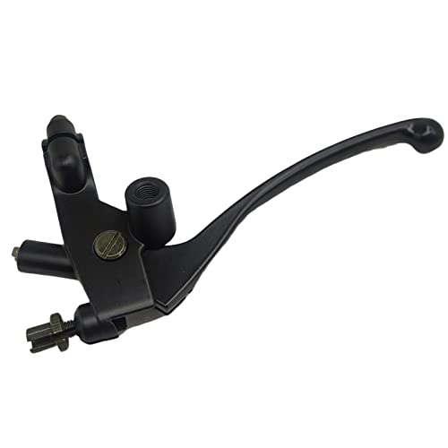 7/8" 22mm Left Clutch Brake Lever Perch With Mirror Mount For Motorcycle Mirror Base Mount