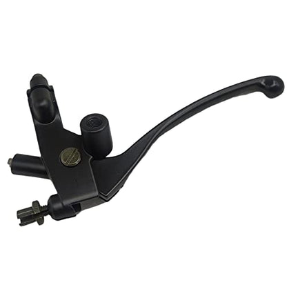 7/8" 22mm Left Clutch Brake Lever Perch With Mirror Mount For Motorcycle Mirror Base Mount