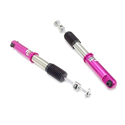 Godspeed MSS0218 MonoSS Coilover Lowering Kit, Fully Adjustable, Ride Height, Spring Tension And 16 Click Damping, compatible with Kia Rio (YB) 2018-20