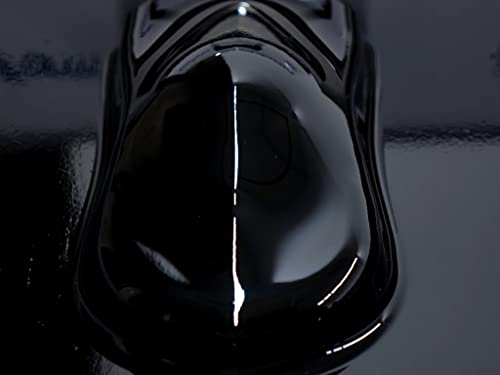 Rwraps Hyper Gloss Vinyl Car Wrap Film in Black - 5ft x 2ft - Vehicle Sheet - color: Hyper Gloss Black, size: 5ft x 2ft