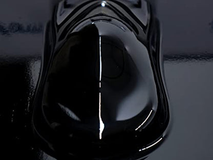 Rwraps Hyper Gloss Vinyl Car Wrap Film in Black - 5ft x 2ft - Vehicle Sheet - color: Hyper Gloss Black, size: 5ft x 2ft