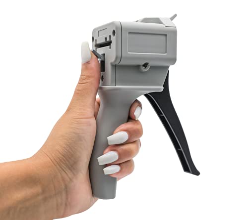 Dual Cartridge Gun Kit with Epoxy, 50ml, Mixing Nozzles - size: 4.5"(11.5cm)