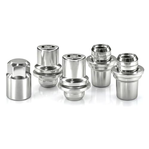 M12 x 1.5 Wheel Lock Lug Nuts Set,Anti-Theft Wheel Lock Kit with Key