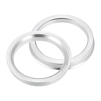 X AUTOHAUX 4pcs OD 71.6mm to ID 58.1mm Aluminium Alloy Car Hub Centric Rings Wheel Bore Center Spacer - size: 58.1mm