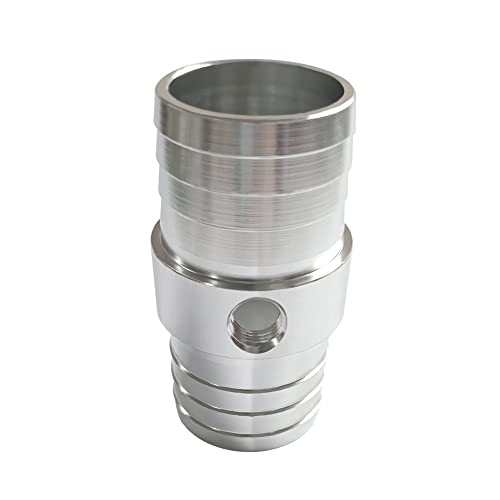 1-1/2" Aluminum Hose Barb Repair Fitting with 1/8" NPT Port 1 pcs - size: 1-1/2"x1-1/2" with 1/8"NPT port