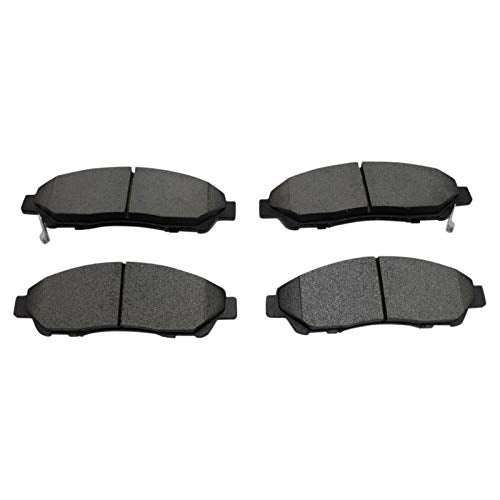 TRQ Front and Rear Ceramic Brake Pad Set - color: Ceramic, size: BKA11917