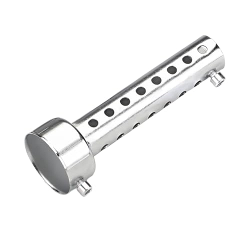 Wevdn Motorcycle Exhaust Silencer, Stainless Steel Motorcycle Exhaust Muffler Insert, Exhaust Muffler Assembly Turbo Sound Muffler for Motorbike, Universal Motorcycle Accessories (42mm) - color: 42mm
