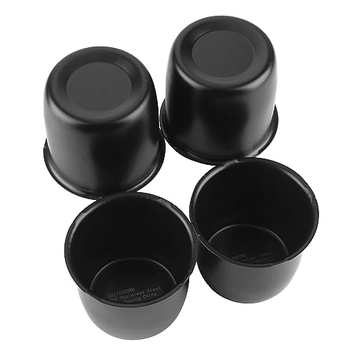 4Pcs 3.37" OD 3.03" H Stainless Trailer Wheel Center Caps for Rim