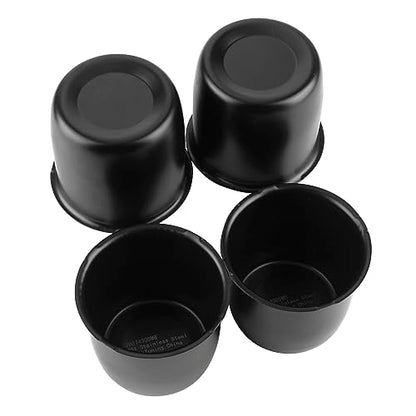 4Pcs 3.37" OD 3.03" H Stainless Trailer Wheel Center Caps for Rim
