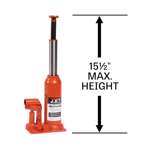 JET 5-Ton Hydraulic Bottle Jack w/ Handle (JHJ-5) - size: 5 Ton