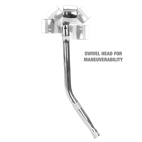 OEMTOOLS 7/8" (22MM) O2 Sensor Wrench for Ford 4.6 and 5.4 Engines - style: Oxygen Sensor Swivel Wrench
