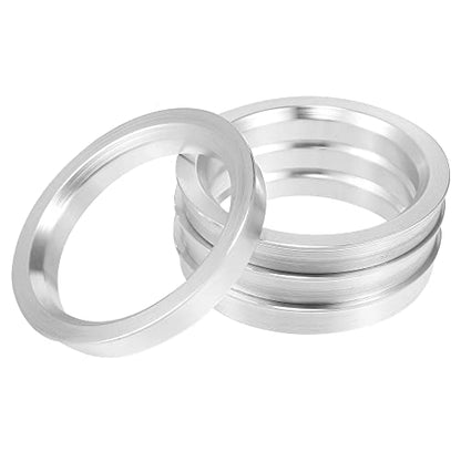 X AUTOHAUX 4pcs OD 70.1mm to ID 57.1mm Aluminum Alloy Car Hub Centric Rings Wheel Bore Center Spacer - size: 57.1mm