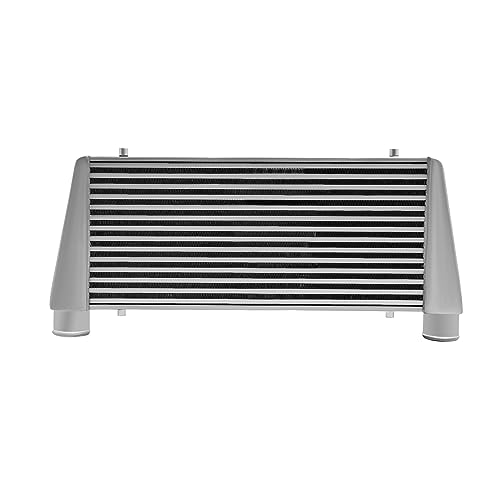 Universal Intercooler Aluminum Intercooler Front Mount 2.5" Inlet & Outlet Direct Replacement for All Cars (29x13x2.75" 2.5") - size: 29x13x2.75" 2.5"