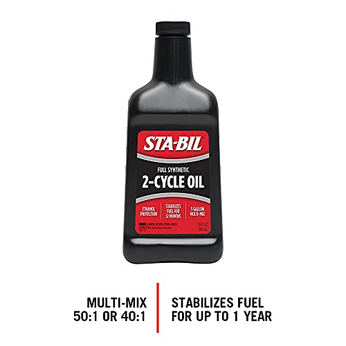 STA-BIL Full Synthetic 2-Cycle Oil, 13 oz - size: 13 fl. oz