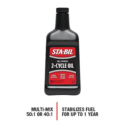 STA-BIL Full Synthetic 2-Cycle Oil, 13 oz - size: 13 fl. oz
