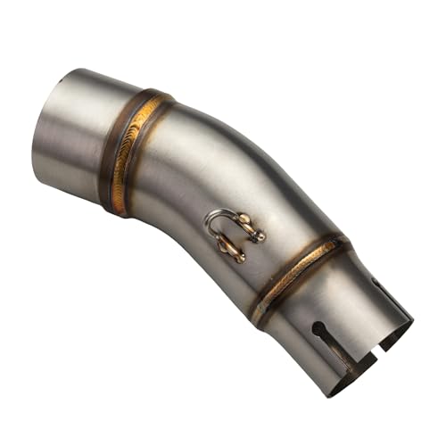 Xintre Motorcycle Exhaust Mid Pipe Compatible with Kawasaki Ninja 400 500 - size: 2018-2024
