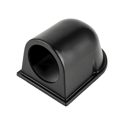 Car 2" 52mm Single Hole Dash Gauge Pod Holder, Single Gauge Swivels 360 Degrees Dashboard Pod Mount, Universal ABS Plastic Housing Pod Meter Cup Gauge to Vehicle's Dash - color: Single Hole