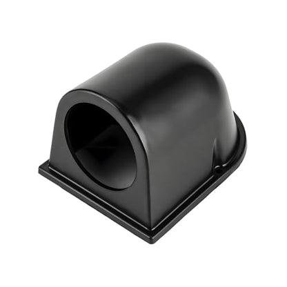 Car 2" 52mm Single Hole Dash Gauge Pod Holder, Single Gauge Swivels 360 Degrees Dashboard Pod Mount, Universal ABS Plastic Housing Pod Meter Cup Gauge to Vehicle's Dash - color: Single Hole