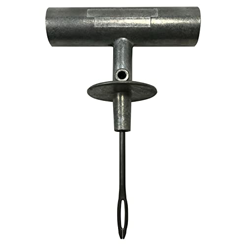 Die-Cast T-Handle Tire Plug Repair Set - Steel Replaceable Split Eye Needle & Probe - color: Die-Cast Tool Set