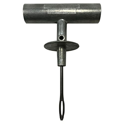 Die-Cast T-Handle Tire Plug Repair Set - Steel Replaceable Split Eye Needle & Probe - color: Die-Cast Tool Set