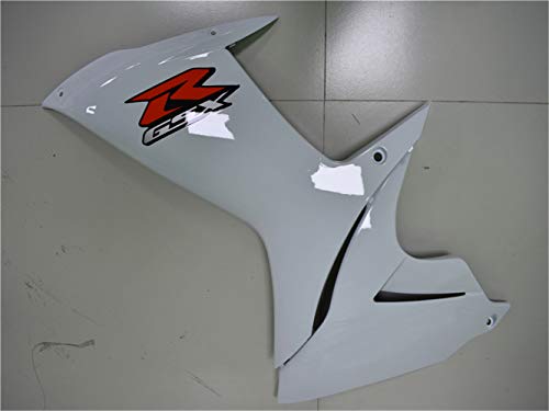 YTL White Full Fairing Fit for Suzuki 2011-2026 GSXR 600/750 - color: 020 White