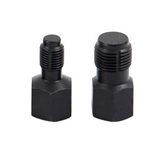 A ABIGAIL 5 PCS Automotive O2 Oxygen Sensor Socket Wrench Removal Tool and Thread Chaser Set 3/8" 1/2" Drive x 7/8" 22mm O2 Sensor Wrench Remover - color: Blue