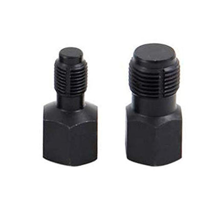 A ABIGAIL 5 PCS Automotive O2 Oxygen Sensor Socket Wrench Removal Tool and Thread Chaser Set 3/8" 1/2" Drive x 7/8" 22mm O2 Sensor Wrench Remover - color: Blue