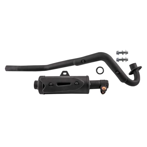 28mm 1.1" ATV Quad Exhaust Pipe with Muffler for ATV UTV Go Kart Drift Trike Quad Buggy 4 Wheeler Dirt Pit Bike Coolster Apollo Taotao Kazuma Roketa 50cc 70cc 90cc 110cc 125cc 140cc