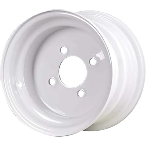 Premium Service 8x7-4 on 4 Steel Wheel - White (1)