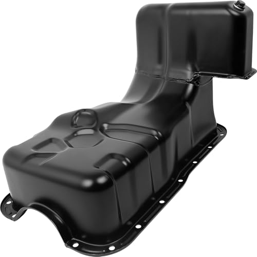 Transmission Oil Pan with Drain Plug, Fit for Chrysler 300 2012-2016, Fit for Jeep Wrangler JK 2012-2018, 3.6L, OE 111104S100 - size: 111104S100