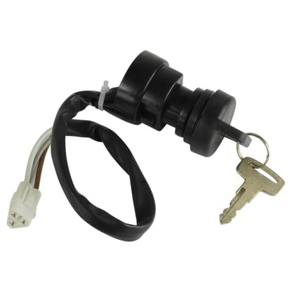 3B4-82510-00-00 2 Wires Ignition Switch Key for Yamaha ATV 4SH-82510-00-00