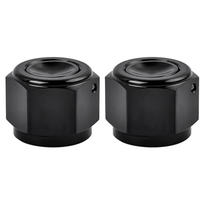 EVIL ENERGY 16AN Flare Cap Block off Fitting Plug Black 2PCS - size: 16AN