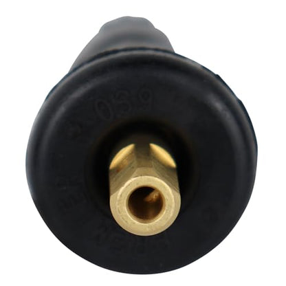 Milton Snap-in Tire Valve Stem for Tubeless 0.453-in Rim Holes, Rubber Parallel Keyway on Standard Vehicle and Light Trucks Tires