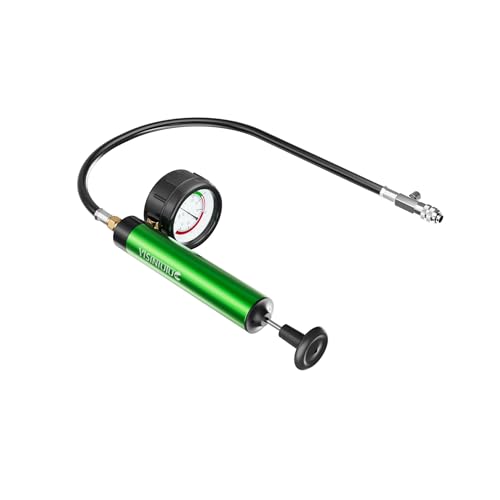 Universal Radiator Pressure Tester, Aluminum Automotive Cooling System Radiator Pressure Tester Tool,Pressure Test Pump with Pressure Gauge,Fit for Adapters for Various Car Models