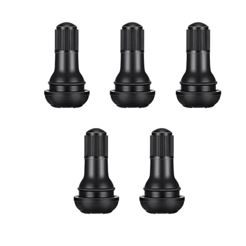 TR412 Snap-in Rubber Valve Stem - 5-Pack