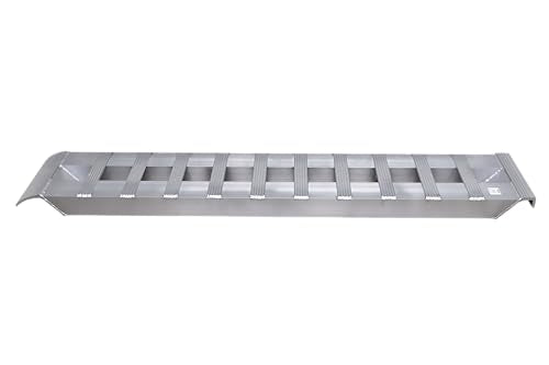 GEN-Y Hitch Extreme Duty Aluminum Loading Ramps - Set of 2, 6 Feet Long x 15 Inches Wide, 10000 LBS Capacity, Hybrid Hook and Plate Ends, Serrated Cross Rungs for Maximum Traction - size: 6 ft