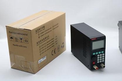 200W 0-180V 0-30A Programmable Electronic Load Tester: CC CV CR CP, Battery Test, Dynamic/Short/Scan/List Mode, LCD, USB Support ET5407A+ Black