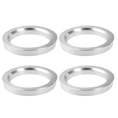 X AUTOHAUX 4pcs OD 72.6mm to ID 56.1mm Aluminium Alloy Hub Centric Rings - size: 56.1mm