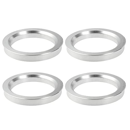 X AUTOHAUX 4pcs OD 72.6mm to ID 56.1mm Aluminium Alloy Hub Centric Rings - size: 56.1mm