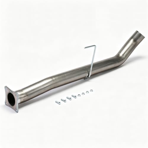 1 Set Stainless Steel Exhaust Pipes for 2013-2018 Ram 3500/4500/5500 6.7L 4" Cummins Diesel - size: for 2013-2018 Ram 3500/4500/5500