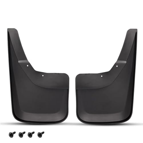 PIT66 Rear Mud Flaps Fit Silverado 1500 2014-2018, 2500/3500 2015-2018 - size: Fit Chevy Silverado 2014-2018 | Rear
