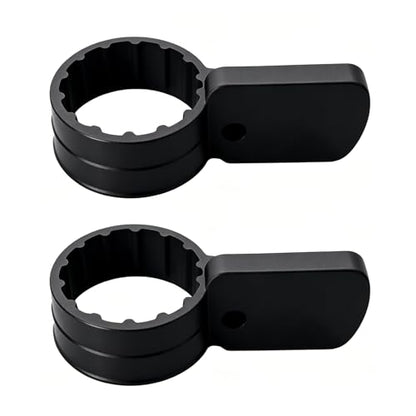 2 PCS Motorcycle Throttle Mounts, Wrist Accelerator Assistant Handlebar, Anti-Slip Oil Control Assist Lever, Modification Accessory for Motorcycles Scooters E-Bike (Black)