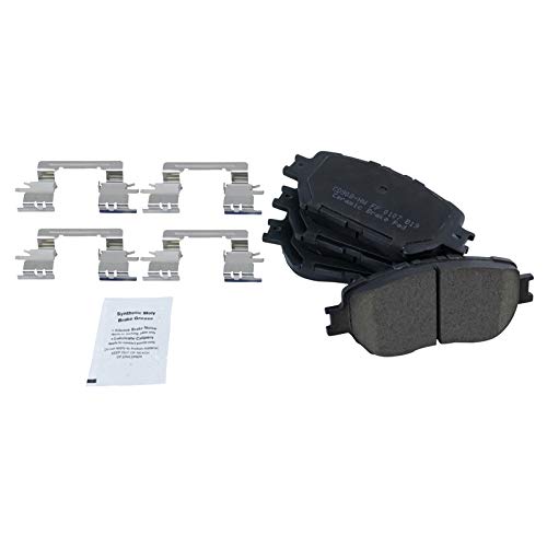 TRQ Front and Rear Brake Pad and Rotor Set Ceramic G Coated Rotors