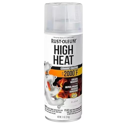 Rust-Oleum Automotive High Heat Spray Paint, Clear - color: Clear, size: 11 Ounce (Pack of 1)
