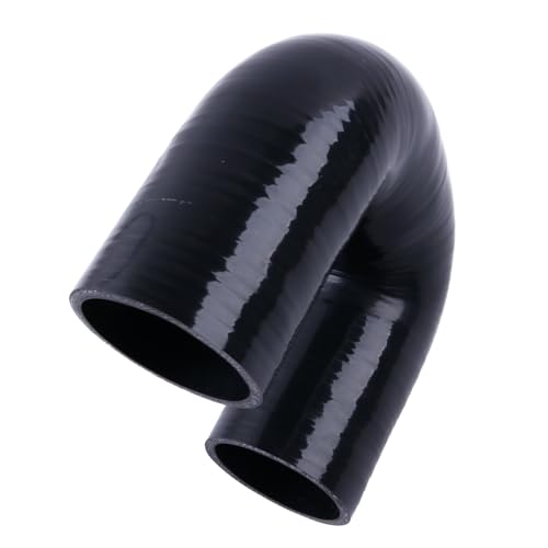 180 Degree Coupler U Bend Shape Elbow Silicone Hose Pipe ID 4"(102mm) Thicknesses 4-ply(5.4mm) Reinforced for engine turbo Air intake boots coupling intercooler throttle body Industrial tube - size: ID102