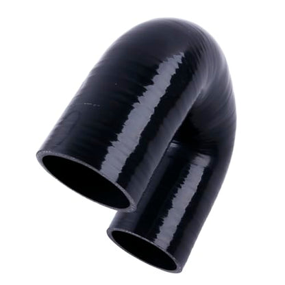 180 Degree Coupler U Bend Shape Elbow Silicone Hose Pipe ID 4"(102mm) Thicknesses 4-ply(5.4mm) Reinforced for engine turbo Air intake boots coupling intercooler throttle body Industrial tube - size: ID102