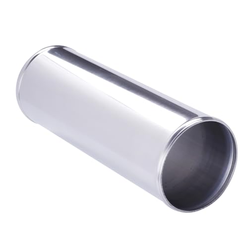 Aluminum Pipe Tube Intercooler Hose OD89mm(3.5"), 6061 Aluminu Air Intake Tube, Length 11.8" (300mm), Thickness 2mm Silver Aluminum Alloy Exhaust Pipe - size: OD89(3.5"), style: Straight
