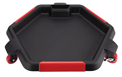 Performance Tool W4074 Automotive 2-in-1 Oil Drain Pan and Tool Caddy - style: 2 In 1 Drain Pan Tool Caddy