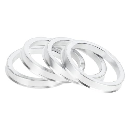 Hub Centric Rings, 60.1mm ID to 72.6mm OD Vehicle Wheel Hubrings Aluminum Alloy, 4 Pcs - size: 60.1mm to 72.6mm