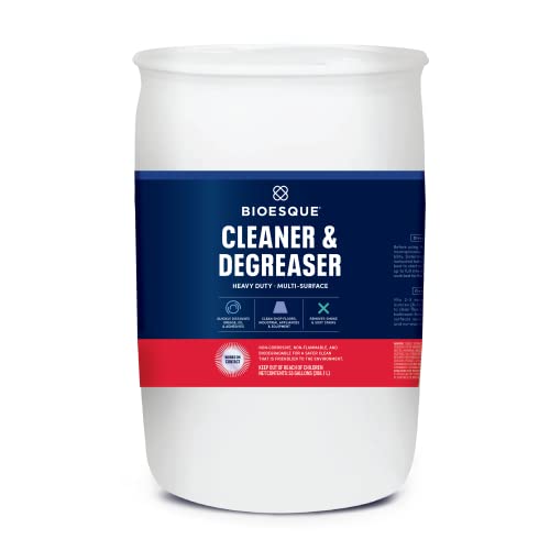 Bioesque Heavy Duty Multi-Surface Cleaner & Degreaser Concentrated Professional Formula, 55 Gallon (Pack of 1) - size: 7040 Fl Oz (Pack of 1)